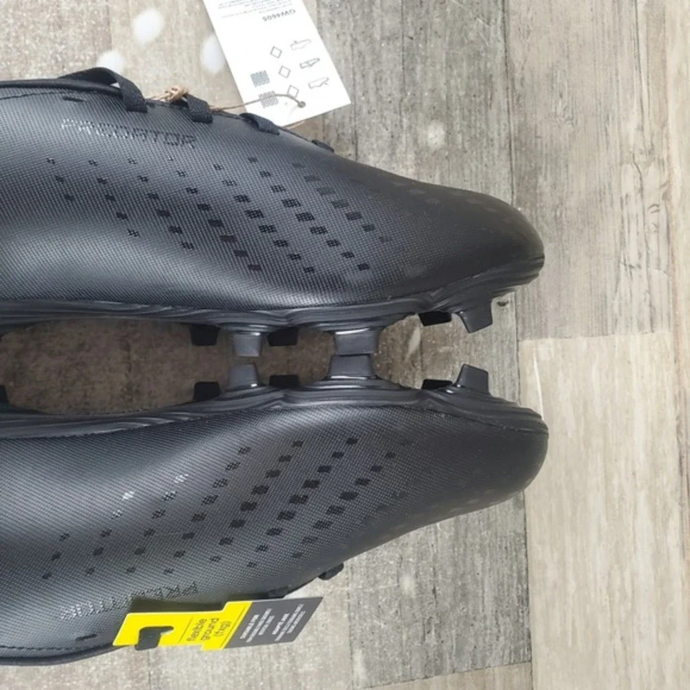 Adidas Predator Accuracy .4 Unisex Cleats Men 8 / Womens 9 Black Firm Ground‎
